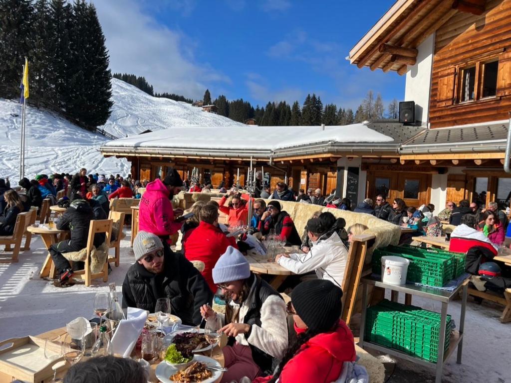 Erezsaesshuette Vila Klosters-Serneus Exterior foto